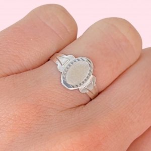 Anillo Cleopatra Chico Satinado de Plata 925
